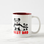 This cute panda bear is holding hands with his panda baby. This makes a great gift for all the best dads in the world. This is your change to give your father something really cute and special.