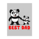 This cute panda bear is holding hands with his panda baby. This makes a great gift for all the best dads in the world. This is your change to give your father something really cute and special.