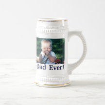 Best Dad Photo Stein Coffee Mugs