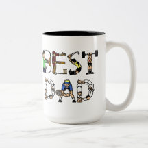 Best Dad Sports Fun Text Coffee Mugs