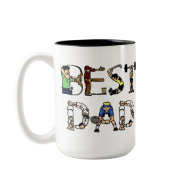 Best Dad Sports Fun Text mug