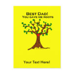Best Dad You Gave Me Roots Post Card