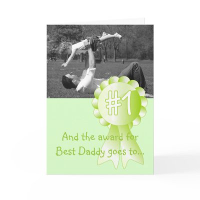 Best Daddy Award (Green) Cards by camolove