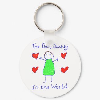Best Daddy In The World keychain