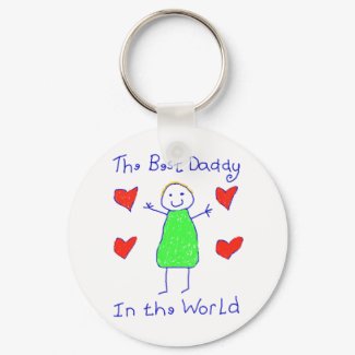 Best Daddy In The World keychain