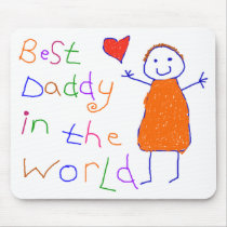Best Daddy in World mousepads