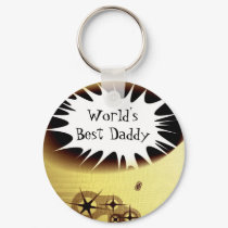 Best Daddy Keychain by elenaind Best Daddy Keychain