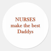 Best Daddys Round Stickers