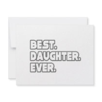 Best Daughter Ever invitations by Daughter_Shirts Best Daughter Ever invitations