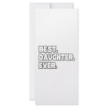 Best Daughter Ever Personalized Rack Card