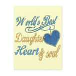 Best Daughter Gifts Postcards