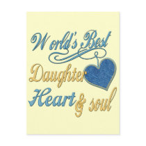 Best Daughter Gifts postcards