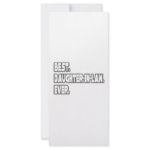 Best Daughter-In-Law Ever Full Color Rack Card