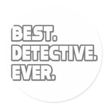 Best Detective Ever Stickers