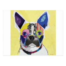 best dog best love post card