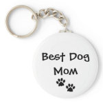 Best Dog Mom Keychain