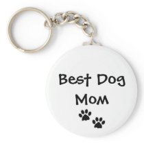 Best Dog Mom Keychain