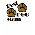 Best Dog Mom Shirt with Dog Paws
