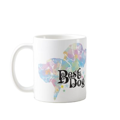 Best Dog “spoted " Mug by doggenhaus