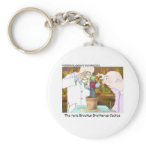 Best-Dressed Cactus Funny Gifts & Collectibles Keychain