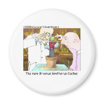 Best-Dressed Cactus Funny Gifts & Collectibles Fridge Magnets