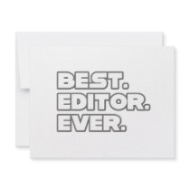 Best Editor Ever invitations