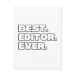 Best Editor Ever Post Card