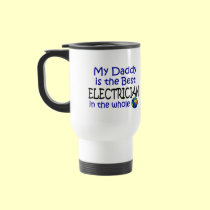 Best Electrician In The World (Daddy) mugs