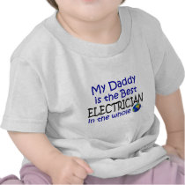 Best Electrician In The World (Daddy) t-shirts by professiongifts Best Electrician In The World (Daddy) t-shirts