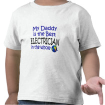 Best Electrician In The World (Daddy) t-shirts by professiongifts Best Electrician In The World (Daddy) t-shirts