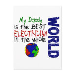 Best Electrician In World 2 (Daddy) Post Card