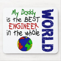 Best Engineer In World 2 (Daddy) Mouse Pad