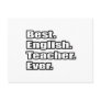 Best English Teacher Ever Post Cards
