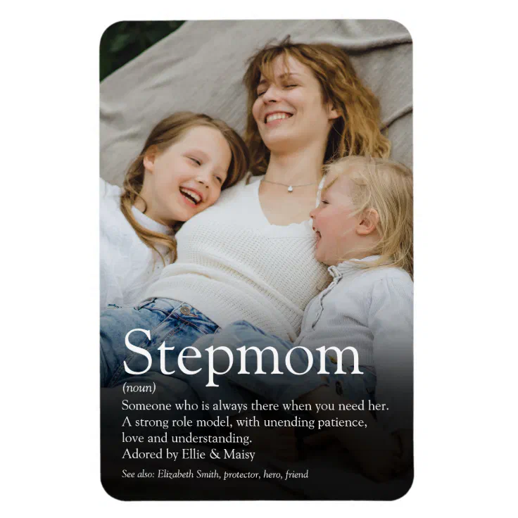 Best Ever Stepmom Stepmother Definition Photo Magnet Zazzle