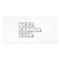 Best Farmer Ever photo cards by Farmer_Shirts Best Farmer Ever photo cards