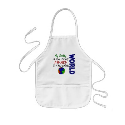 Best Farmer In World 2 (Daddy) Aprons by professiongifts