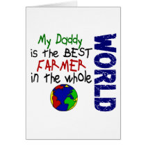 Best Farmer In World 2 (Daddy) cards by professiongifts Best Farmer In World 2 (Daddy) cards