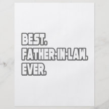 Best Father-In-Law Ever Flyer