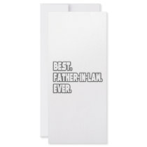 Best Father-In-Law Ever rack cards by Father_In_Law_Shirts Best Father-In-Law Ever rack cards