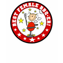 Best Female BBQ-er T-shirt by stick_figures Best Female BBQ-er T-shirt