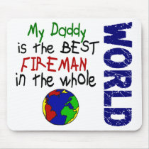 Best Fireman In World 2 (Daddy) mousepads