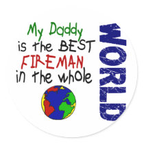 Best Fireman In World 2 (Daddy) stickers