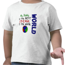 Best Fireman In World 2 (Daddy) t-shirts