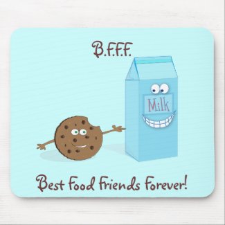 Best Food Friends Forever Mousepad mousepad