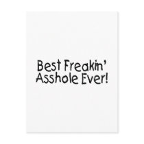 Best Freakin Asshole Ever Postcards