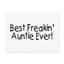 Best Freakin Auntie Ever 2 Postcards