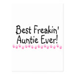 Best Freakin Auntie Ever Post Cards
