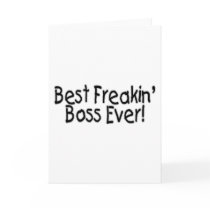 Best Freakin Boss Ever Cards