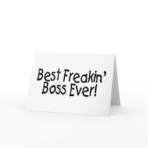Best Freakin Boss Ever Cards