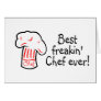 Best Freakin Chef Ever Cards